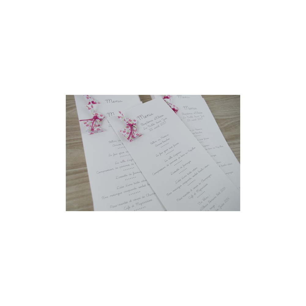menu-lapin-en-origami-liberty-fuchsia-pour-bapteme-anniversaire