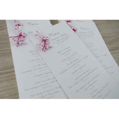 menu-lapin-en-origami-liberty-fuchsia-pour-bapteme-anniversaire