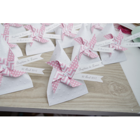 boite-a-dragees-berlingot-moulin-a-vent-pois-chevron