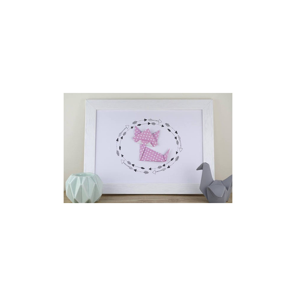 affiche chat lilas décoration chambre bébé fille 