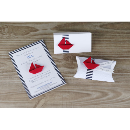 marque-place-nautique-bateau-en-origami-tendance-thème marin
