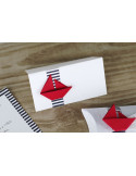 marque-place-nautique-bateau-en-origami-tendance-thème marin