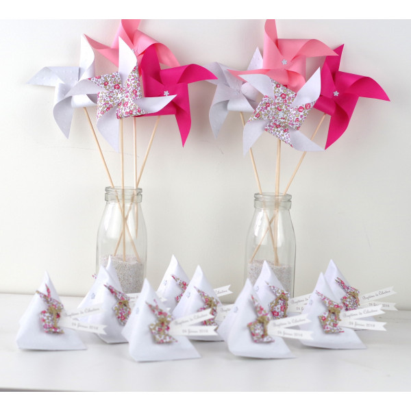 moulin à vent liberty Eloise rose -decoration-de-table-de-fete-candy-bar-anniversaire