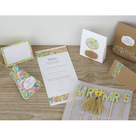 menu-liberty-pour mariage champêtre chic -bapteme-anniversaire