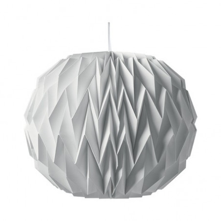 lampion boule rond lanterne décoration blanche origami mariage baptême