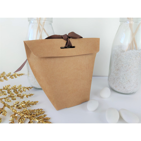 boite a dragees succulent personnalisé kraft bapteme mariage