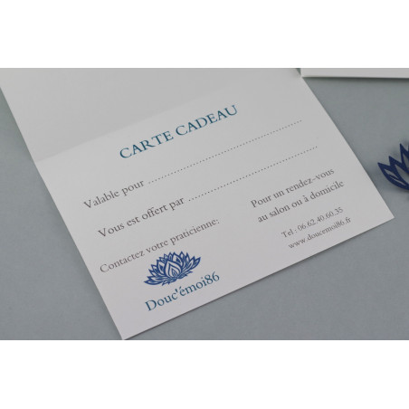 Carte avec votre logo en relief carte corporatif client voeux cadeau