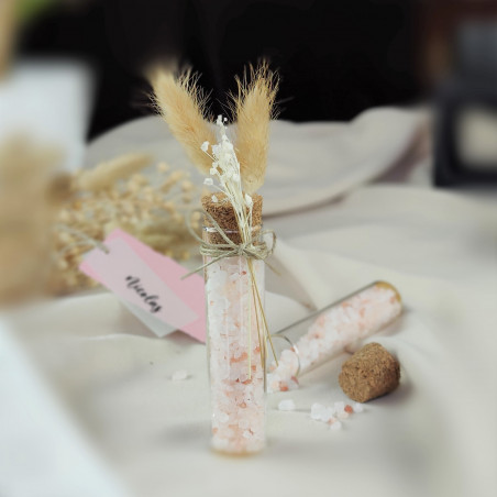 Tube sel rose de l\'Himalaya personnalisé