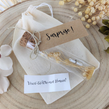 Message en fiole - Demande en mariage, annonces grossesse, annonce original, annonce bouteille