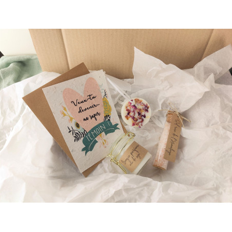 Coffret cadeau Demande Témoin ou Marraine