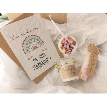 Coffret cadeau Demande Témoin ou Marraine