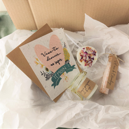 Coffret cadeau Demande Témoin ou Marraine