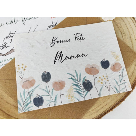 arte à planter fête des mères, bonne fête maman clients corporatif entreprise collaborateur cadeau