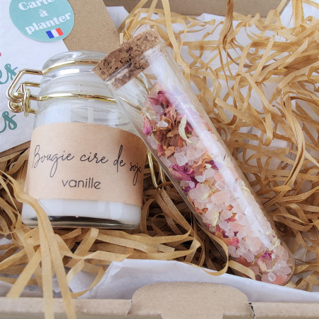 sel de bain et bougie artisanal cadeau noël sel de bain et bougie artisanal cadeau noël