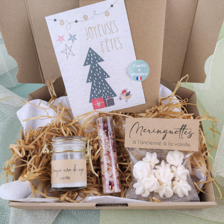box cadeau noel coffret gourmand artisanal bougie carte planter meringues sel de bain femme nounou maitresse client corporatif box cadeau noel coffret gourmand artisanal bougie carte planter meringues sel de bain femme nounou maitresse client corporatif