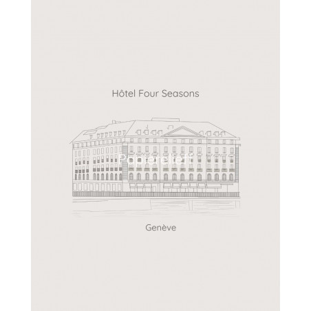 illustration dessin de votre lieu de mariage, croquis, église, manoir, château, domaine, cathédral