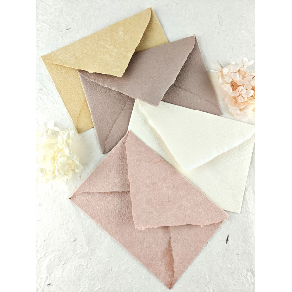 enveloppe faite main artisanale mariage bapteme naissance haut de gamme