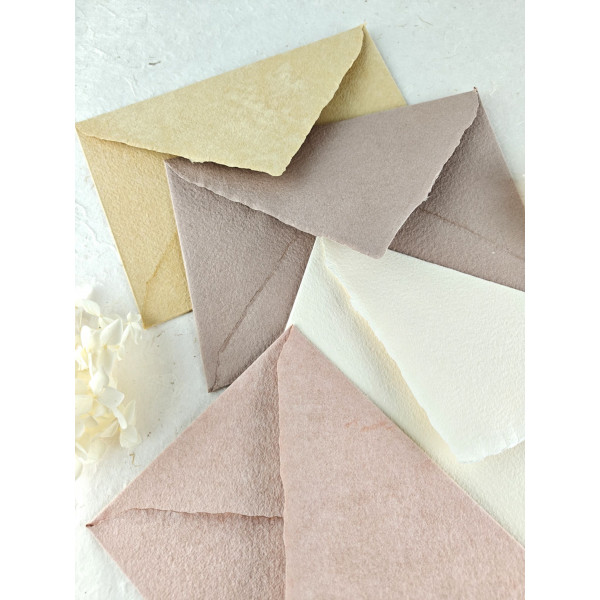 enveloppe faite main artisanale mariage bapteme naissance haut de gamme