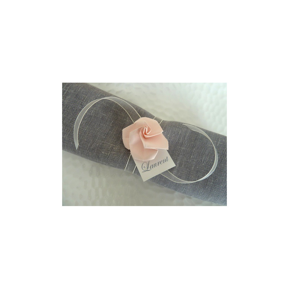 marque-place-ronds-de-serviette-pour-mariage-en-origami-rose-pale-en-papier-decoration-table-vintage-champetre