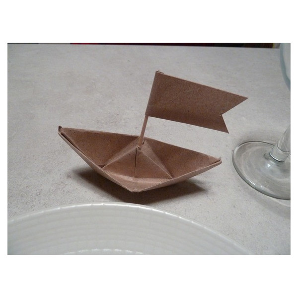 marque-place-bateau-en-origami-kraft-pour-mariage-bapteme-anniversaire-decoration-de-table-de-fete