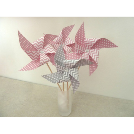 8-pics-moulins-a-vent-a-pois-et-chevron-rose-et-gris-decoration-de-table-de-fete-candy-bar-anniversaire