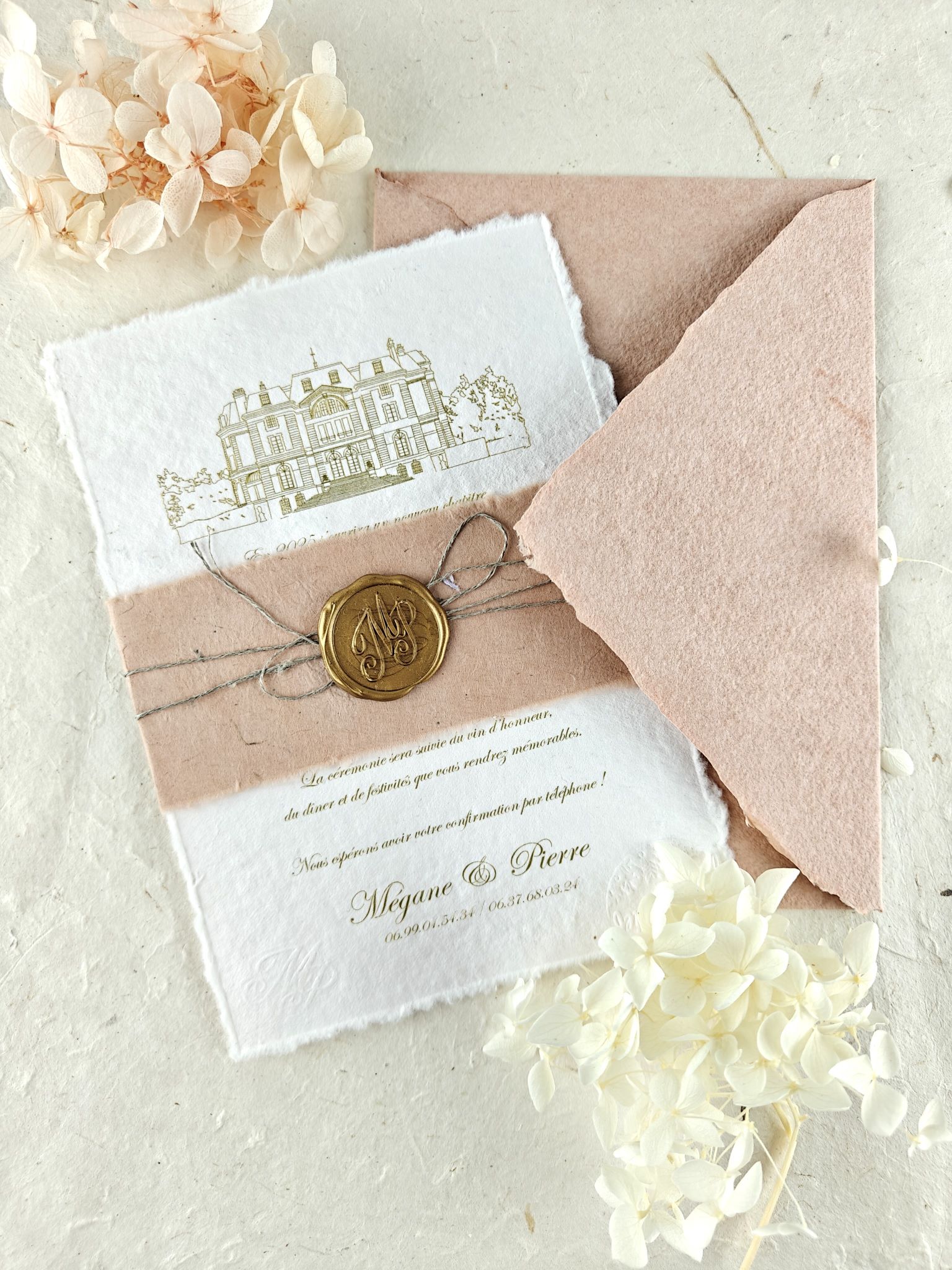 croquis de lieu de mariage à l'encre croquis château église domaine manoir